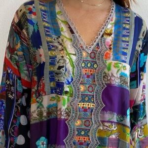 Johnny Was multicolor tunic